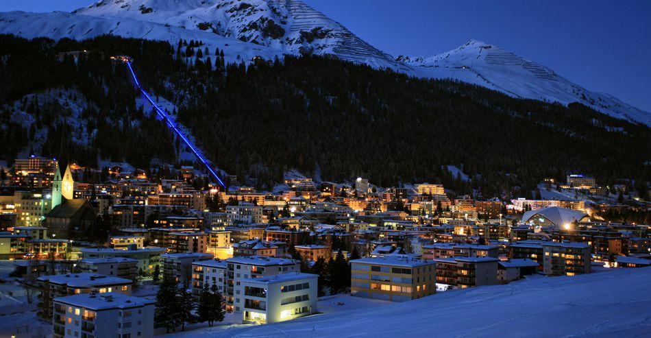 Ferienwohnung Alpenblick ดาวอส ภายนอก รูปภาพ